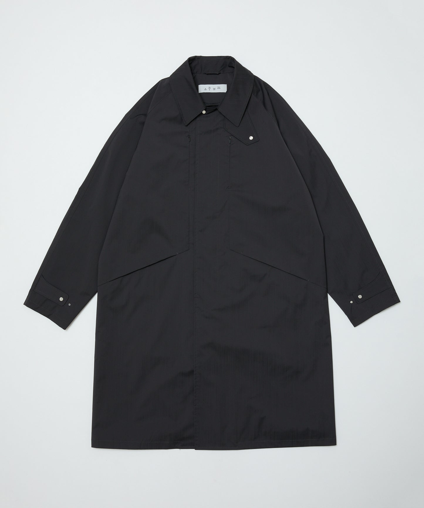 BAL/WATER RESISTANT WOOL BALMACAAN COAT