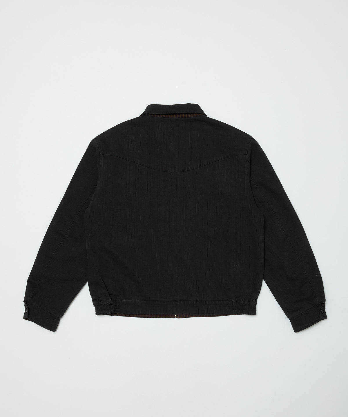 BAL/CORDUROY & CHECKED REVERSIBLE BLOUSON