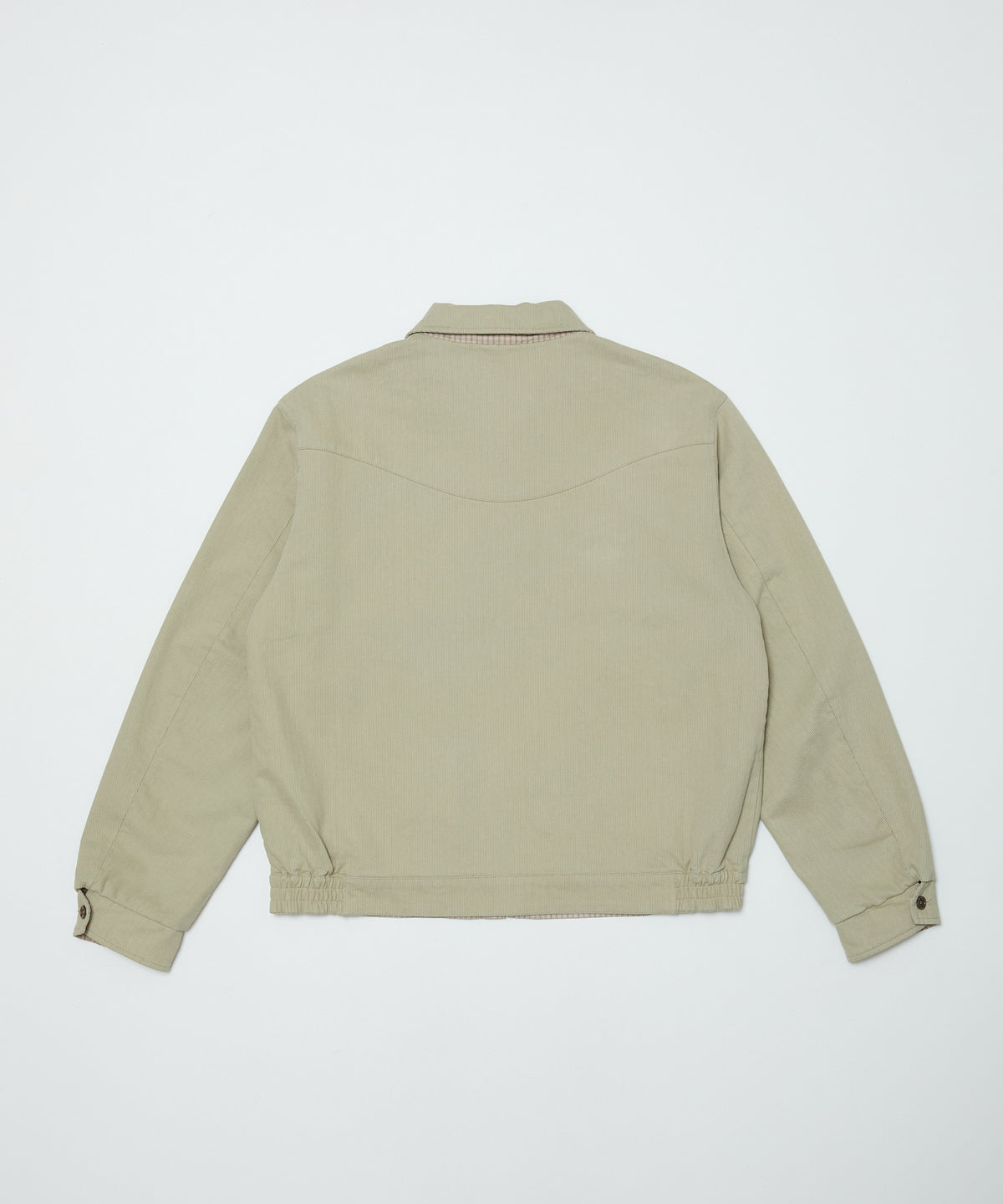 BAL/CORDUROY & CHECKED REVERSIBLE BLOUSON
