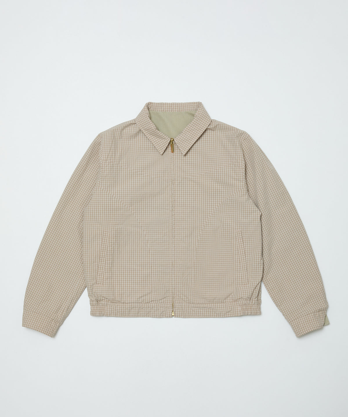 BAL/CORDUROY & CHECKED REVERSIBLE BLOUSON