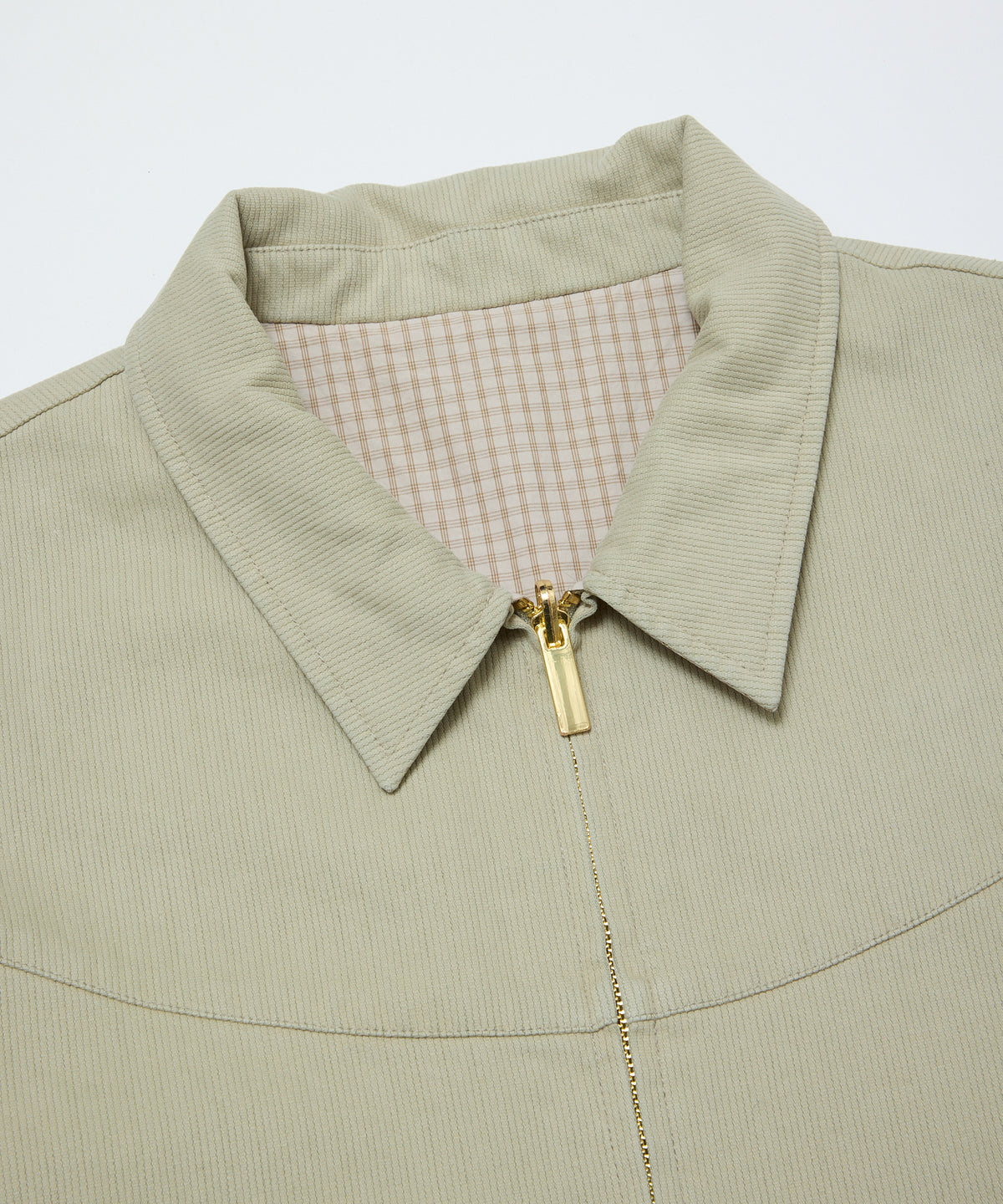 BAL/CORDUROY & CHECKED REVERSIBLE BLOUSON