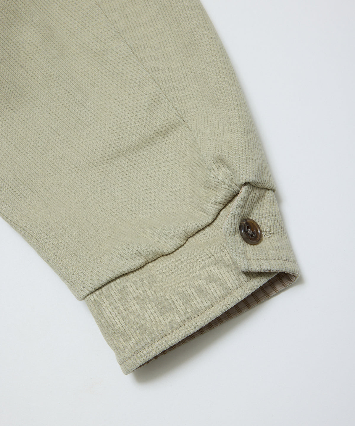 BAL/CORDUROY & CHECKED REVERSIBLE BLOUSON