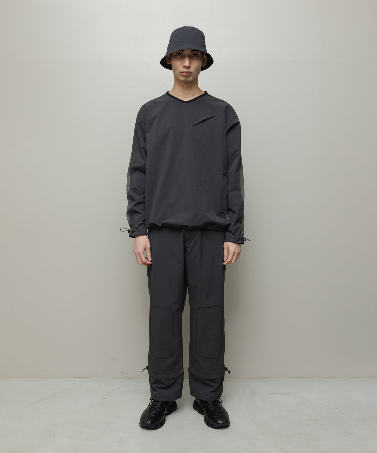 BAL/STORM FLEECE NYLON COMBINATION TRACK PANT