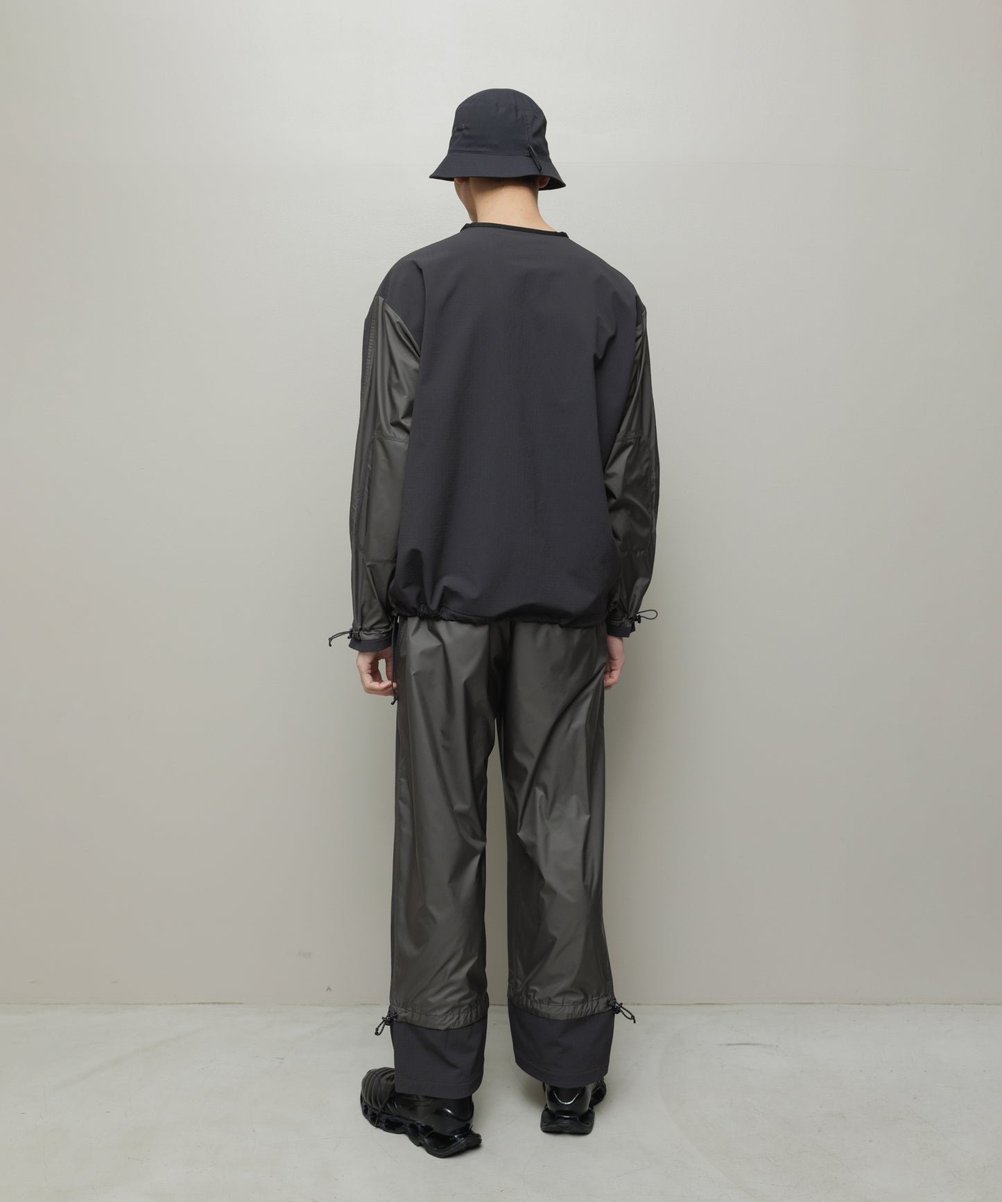 BAL/STORM FLEECE NYLON COMBINATION TRACK PANT