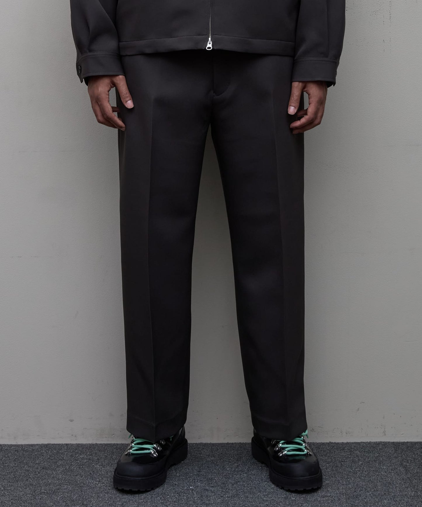 BAL / FARAH WOOL WIDE TAPERED EASY PANT