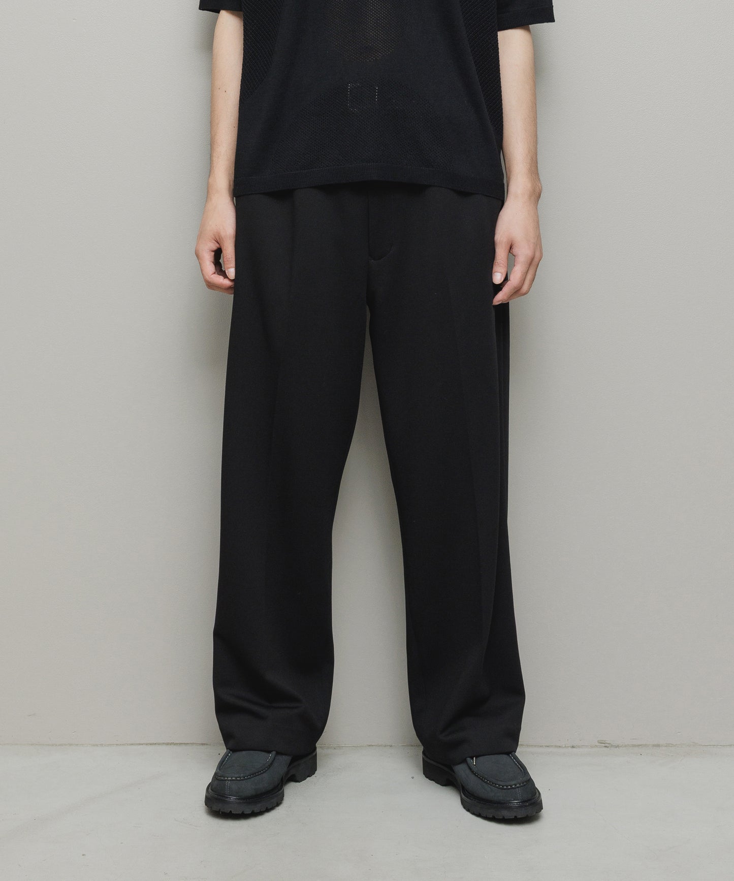 BAL/FARAH JERSEY WIDE TAPERED EASY PANT