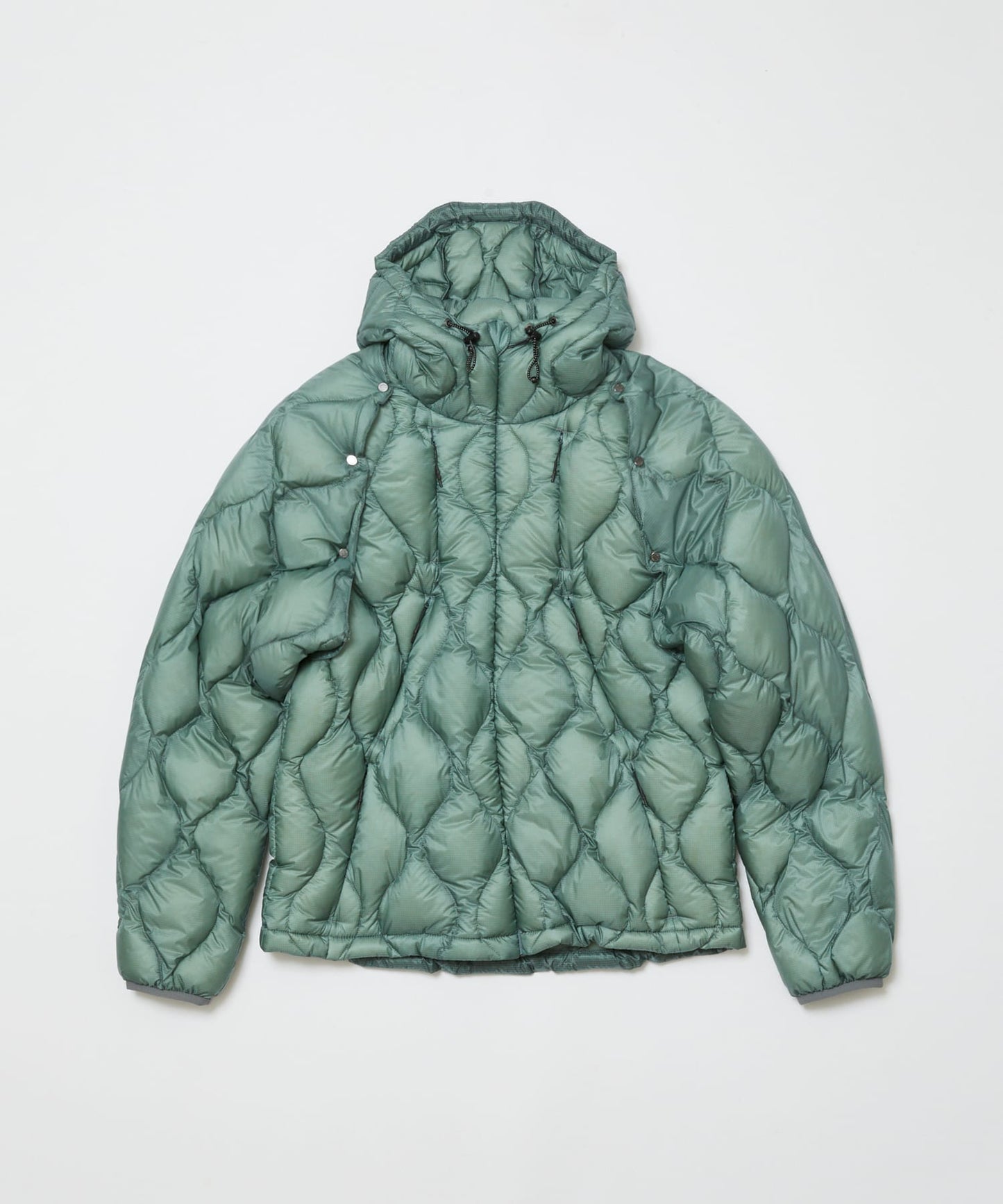 BAL / TAION REMOVABLE SLEEVE DOWN JACKET (DARK MINT)