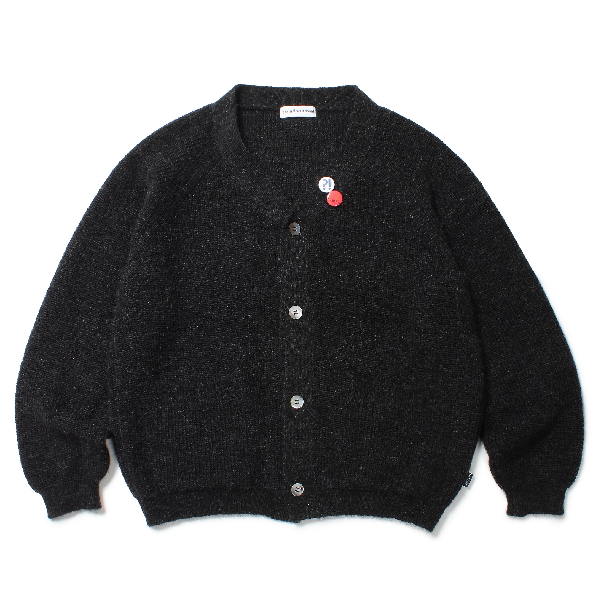 Mohair Cardigan (Black)/POVAL – Re'verth ONLINE SHOP