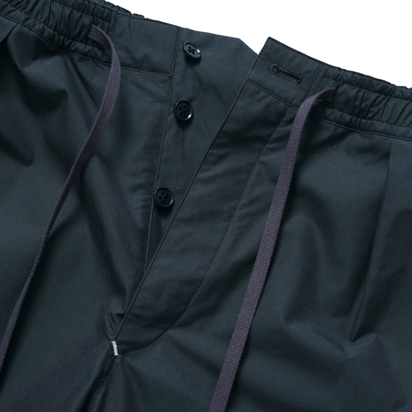 THICKER TROUSERS(NAVY GREEN)/ETHOS