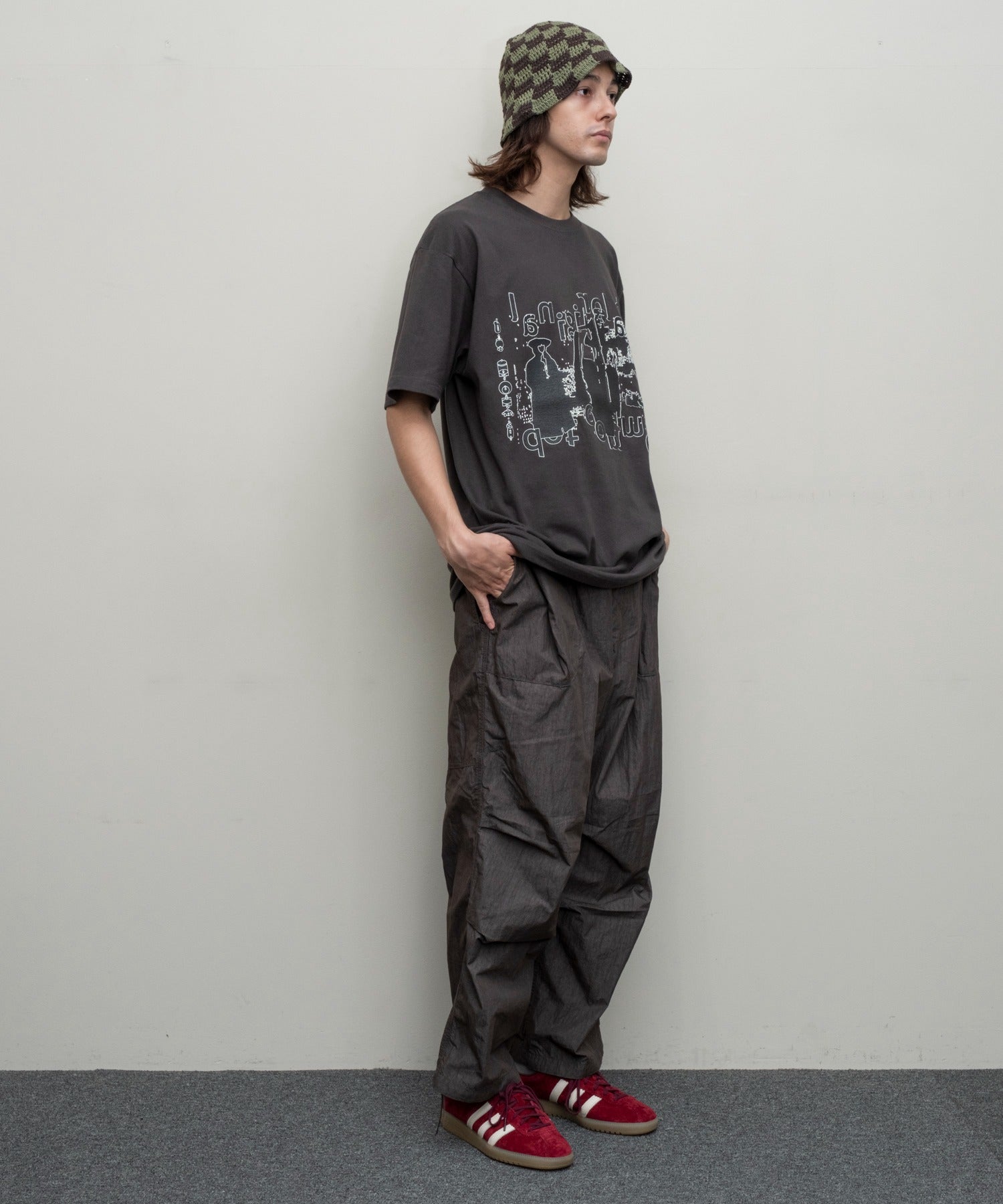 BAL/CRINKLE WIDE MOUNTAIN PANT(ANTHRACITE) – Re'verth ONLINE SHOP