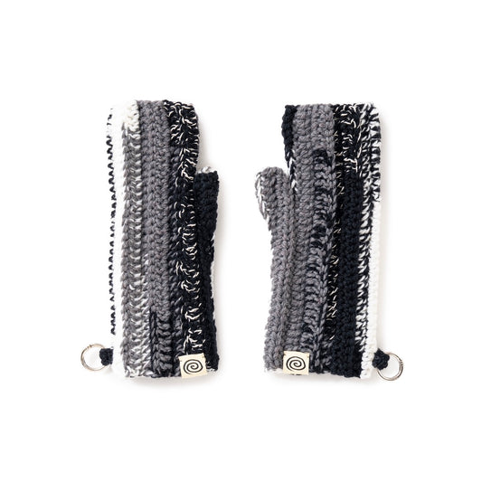 SOL/HAND-KNITTED FINGERLESS GLOVES