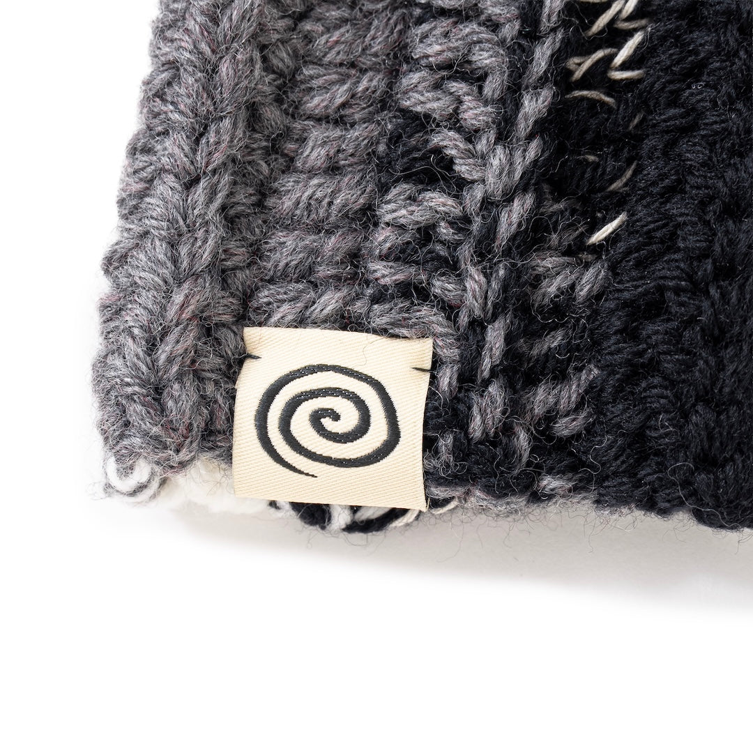 SOL/HAND-KNITTED FINGERLESS GLOVES