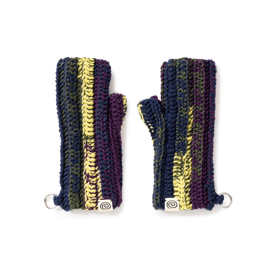 SOL/HAND-KNITTED FINGERLESS GLOVES