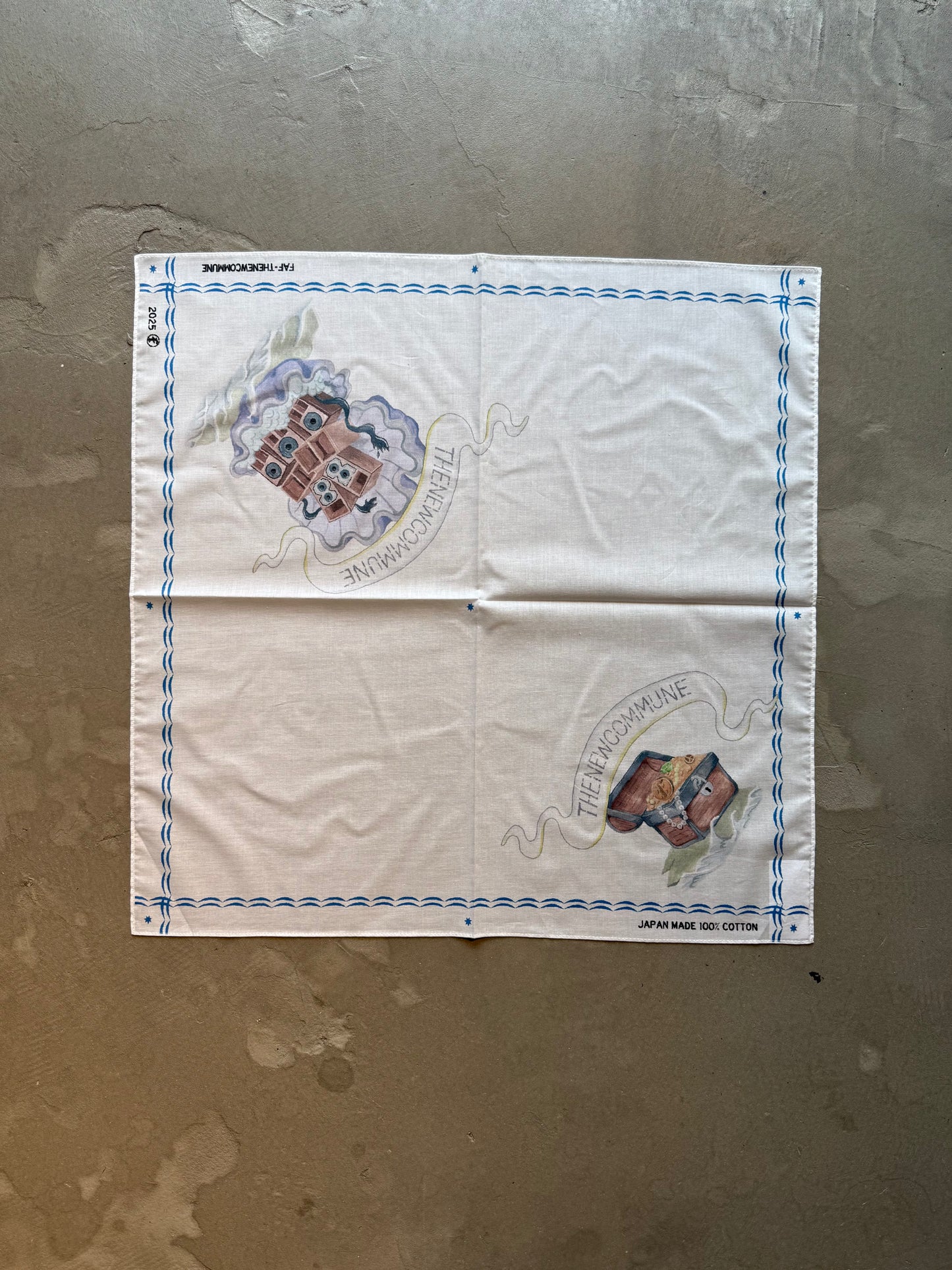 FAKE AS FLOWERS/NEWCOMMUNE Bar Napkin (Bandana)