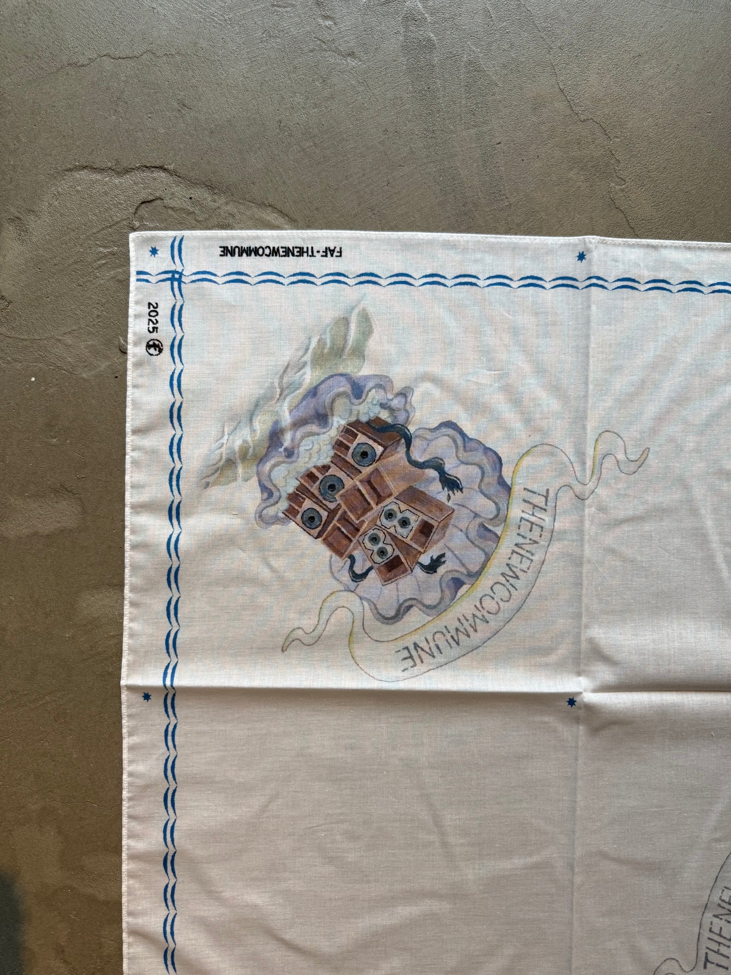 FAKE AS FLOWERS/NEWCOMMUNE Bar Napkin (Bandana)