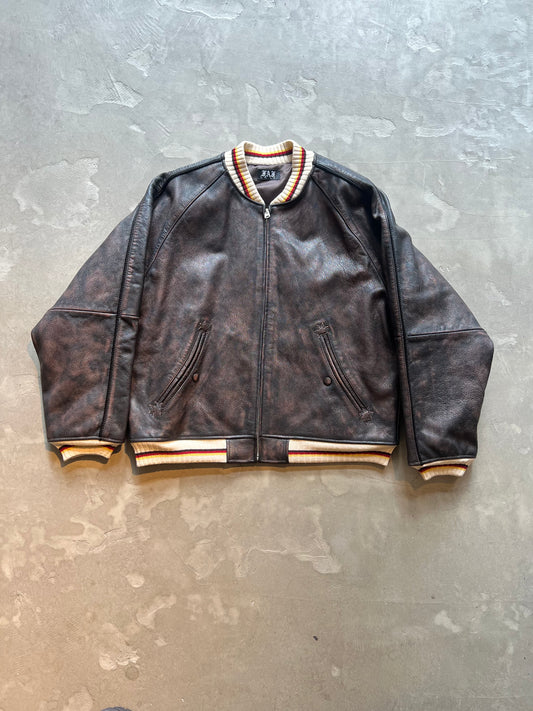 FAKE AS FLOWERS/Leather Suka Jacket
