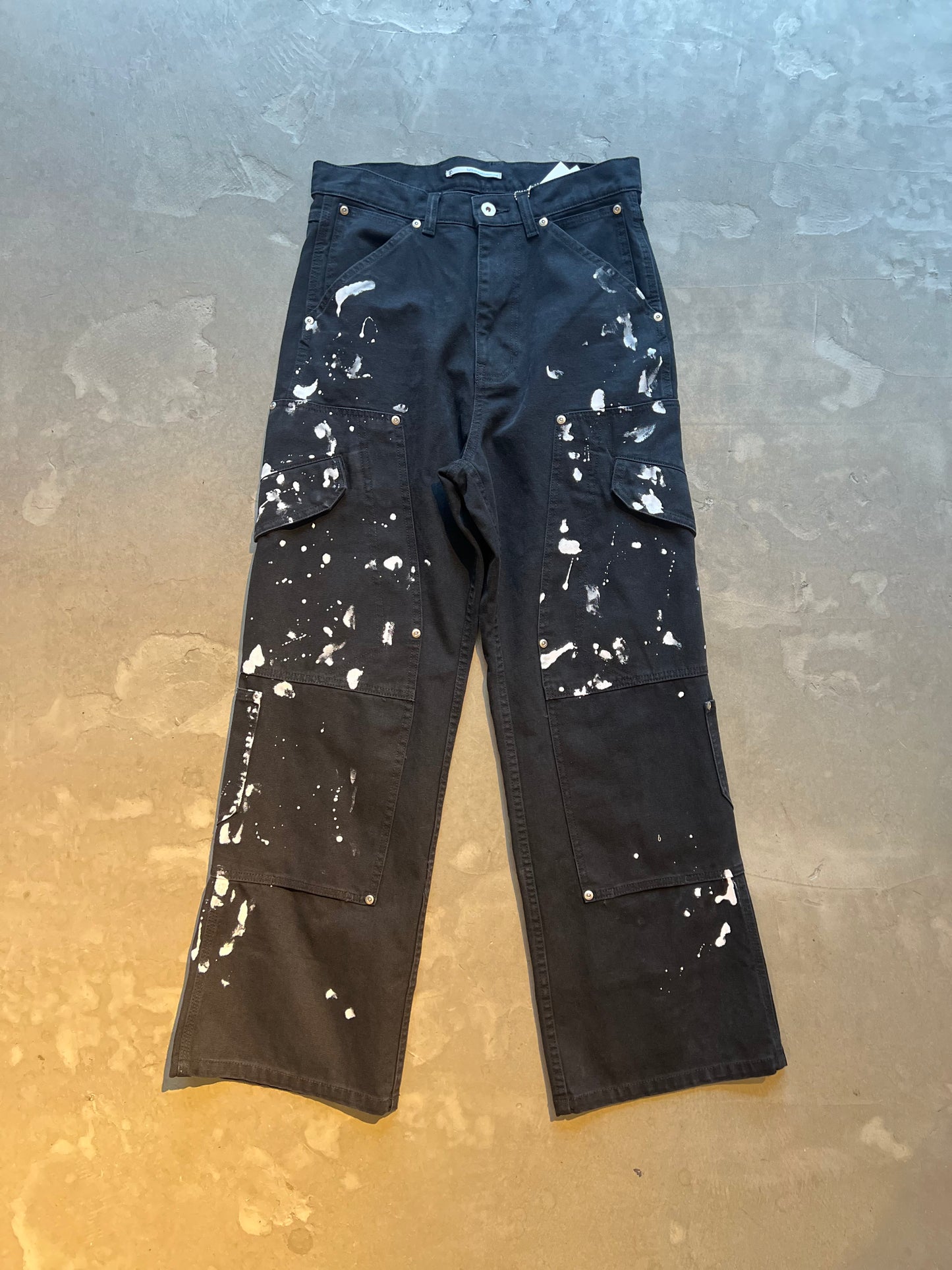 FAKE AS FLOWERS/Triple Knee Painter Pants