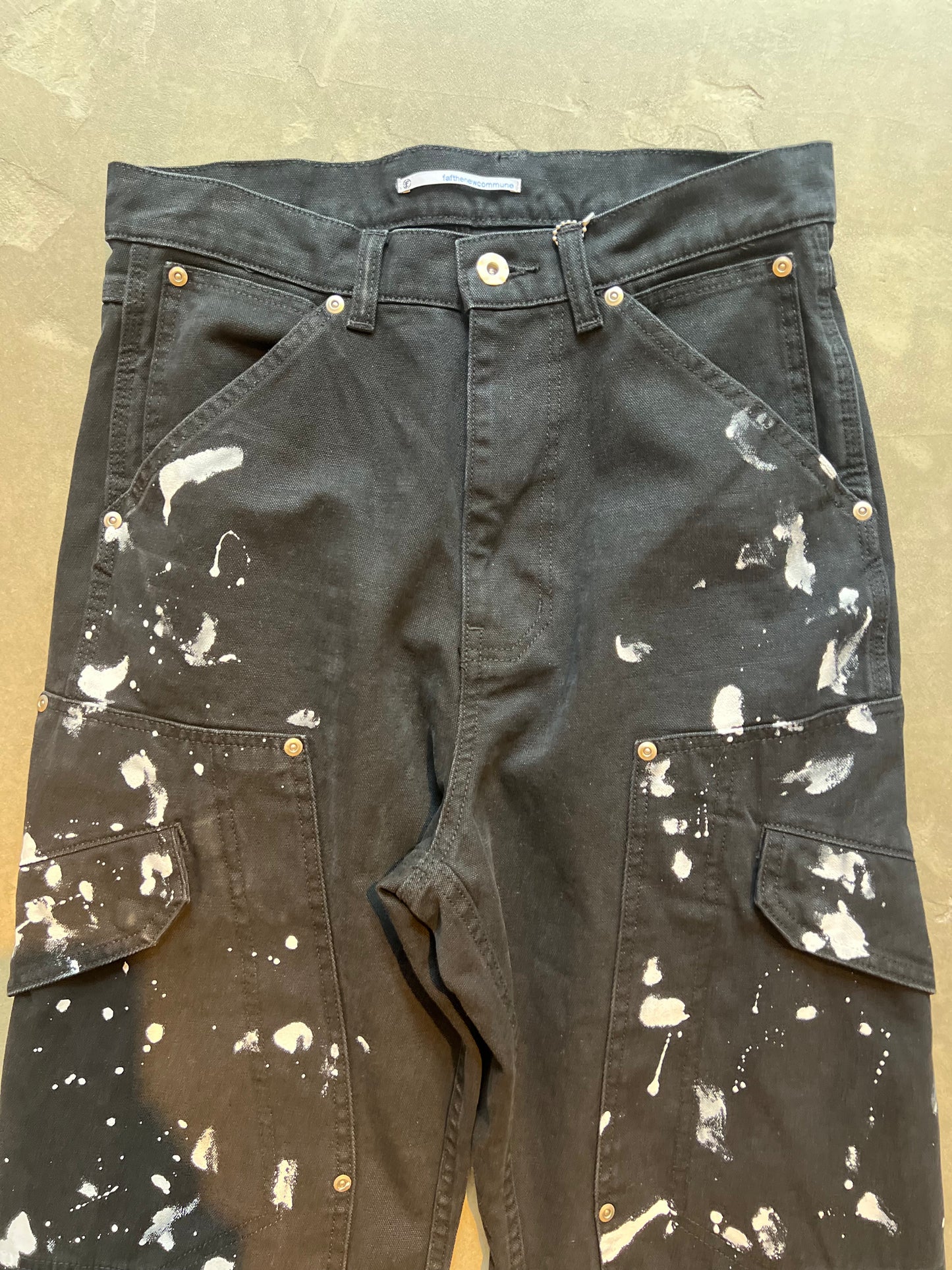 FAKE AS FLOWERS/Triple Knee Painter Pants