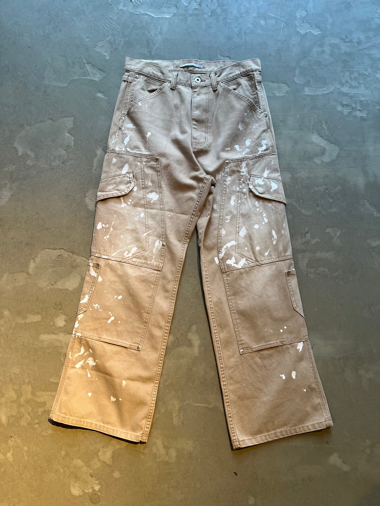 FAKE AS FLOWERS/Triple Knee Painter Pants