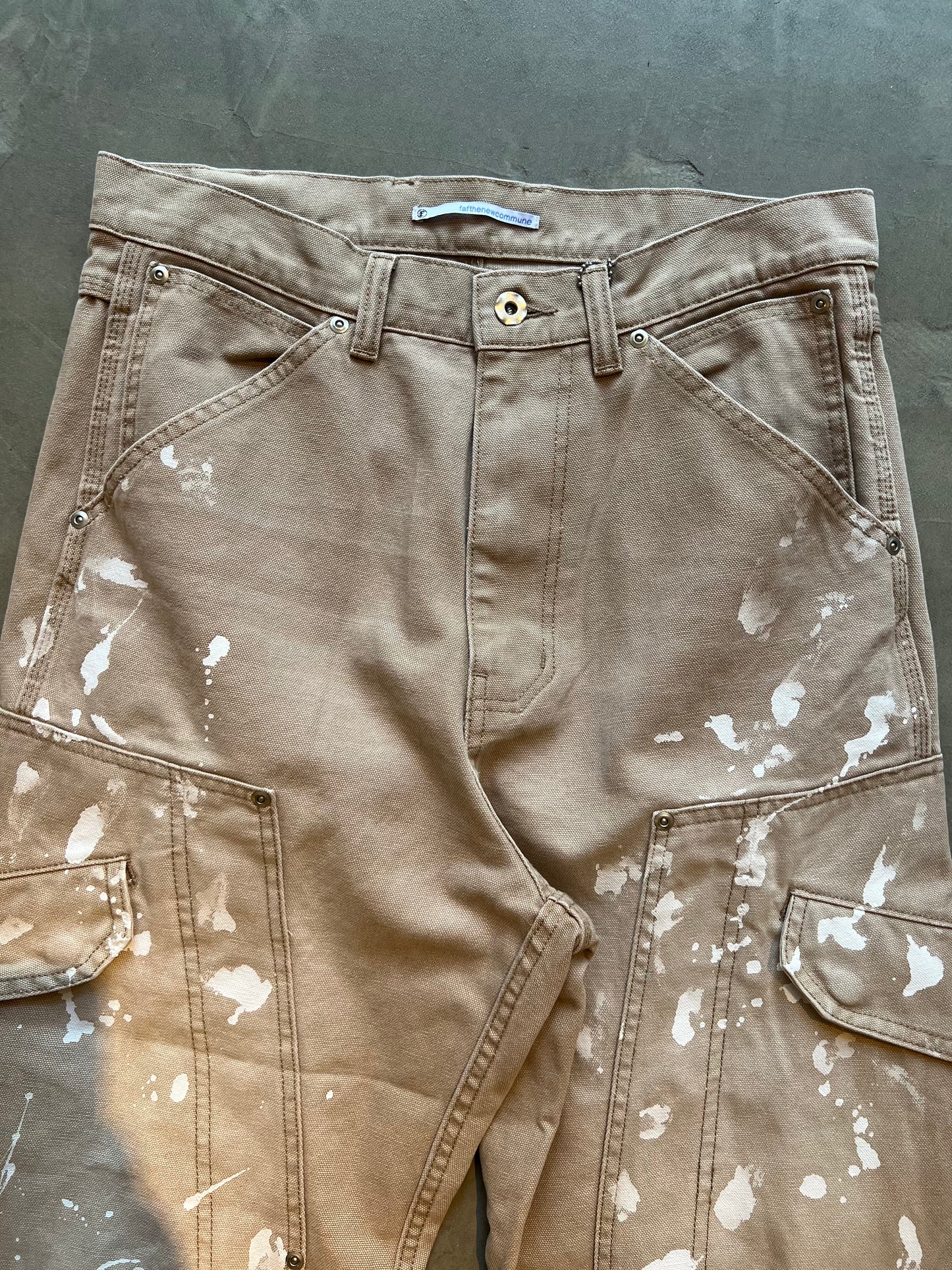 FAKE AS FLOWERS/Triple Knee Painter Pants