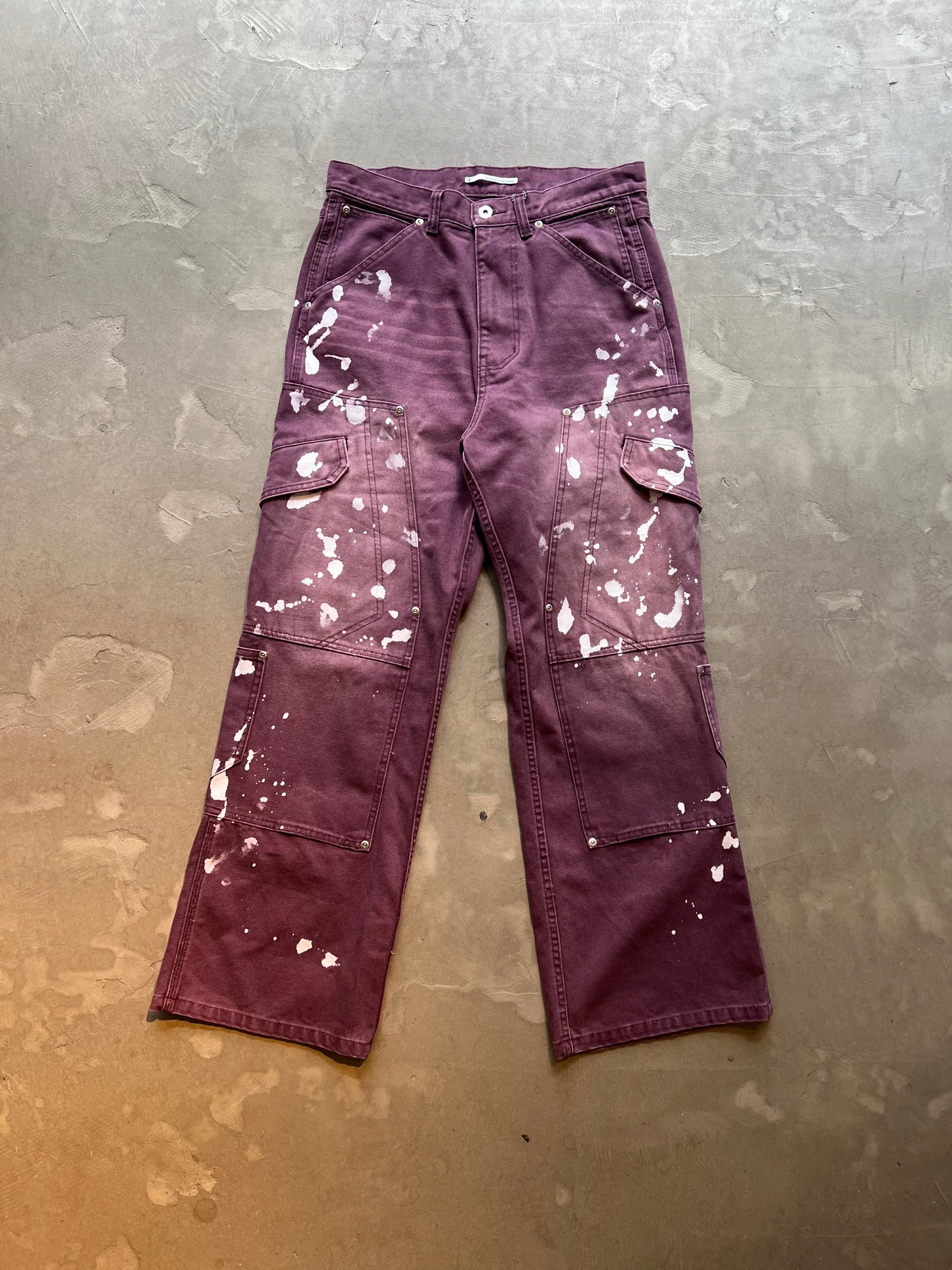 FAKE AS FLOWERS/Triple Knee Painter Pants