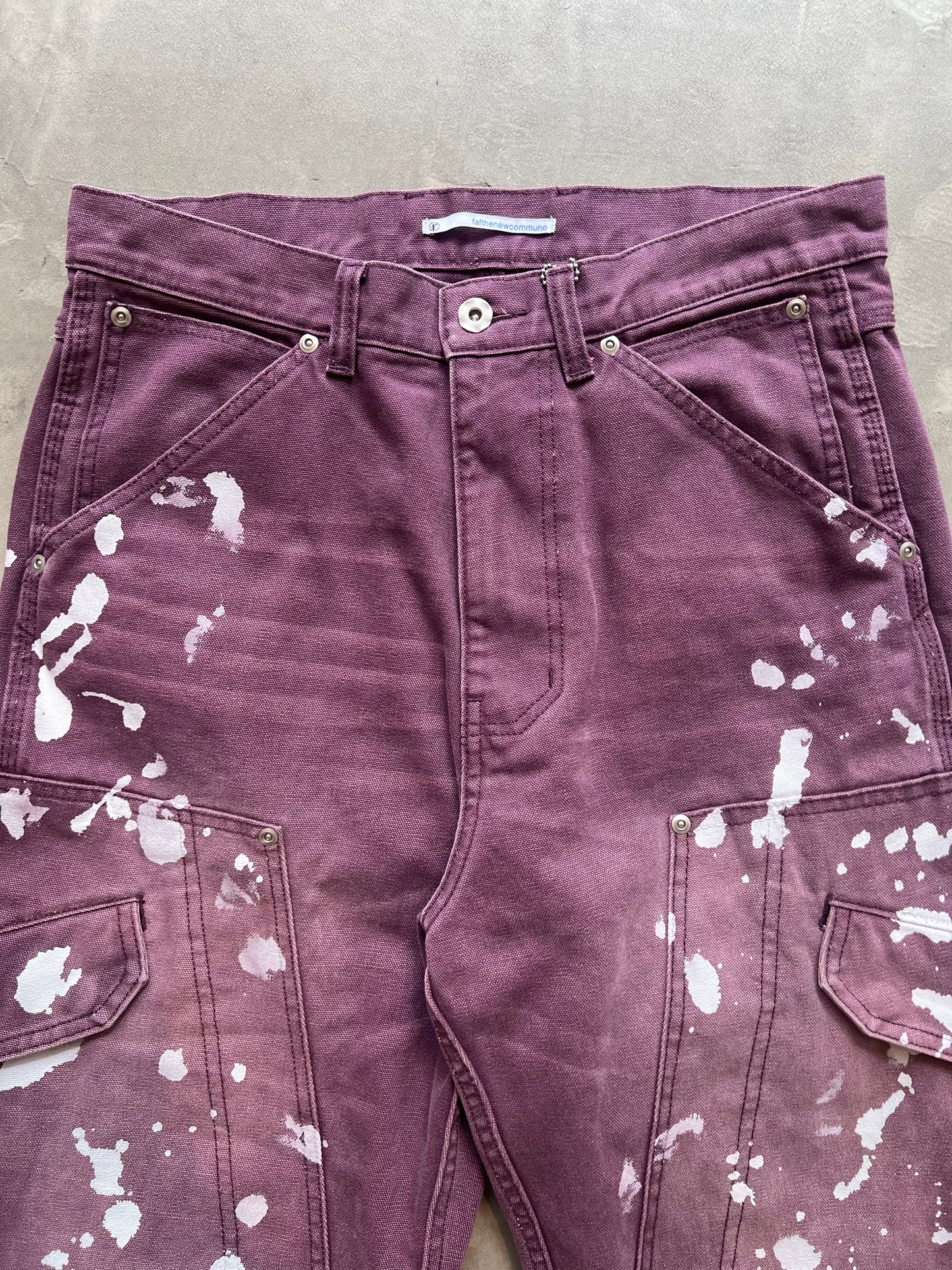 FAKE AS FLOWERS/Triple Knee Painter Pants