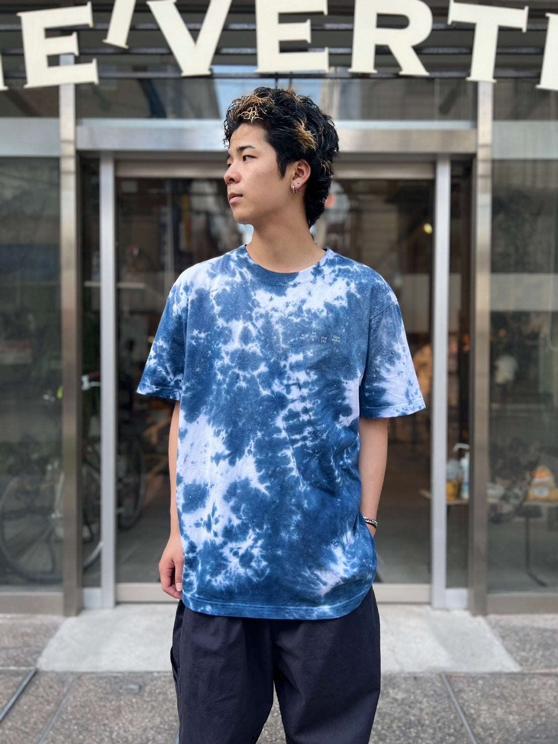 BAL / LOGO TIE DYE TEE(BLUE)