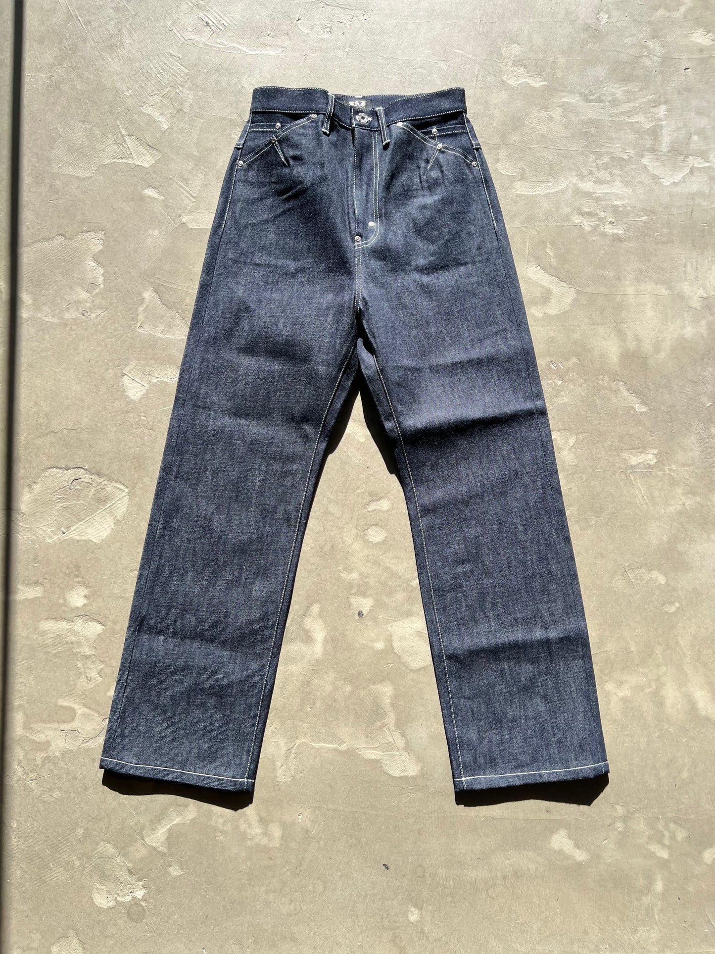 FAKE AS FLOWERS/Straigt Denim Pants Rigid