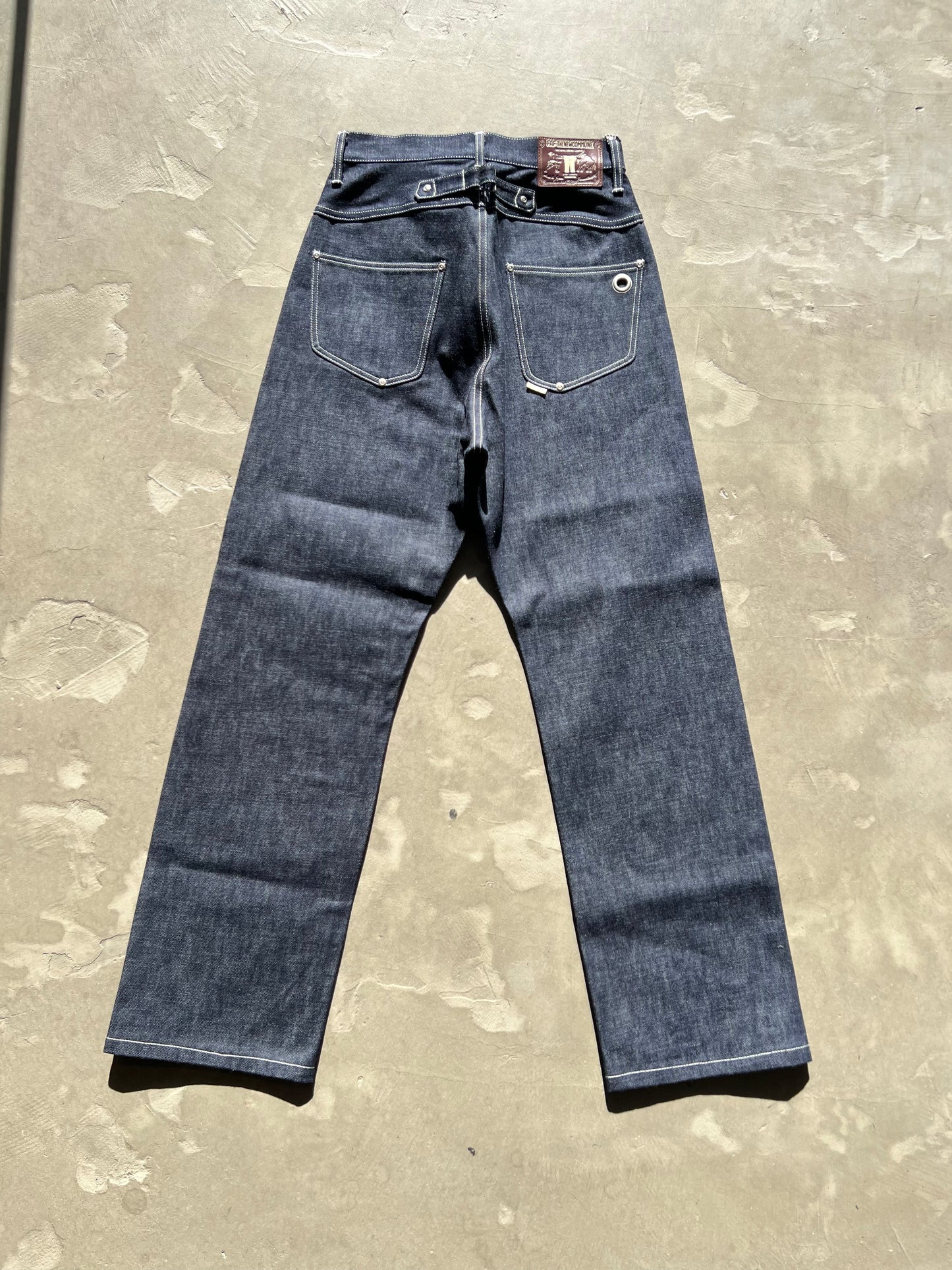 FAKE AS FLOWERS/Straigt Denim Pants Rigid