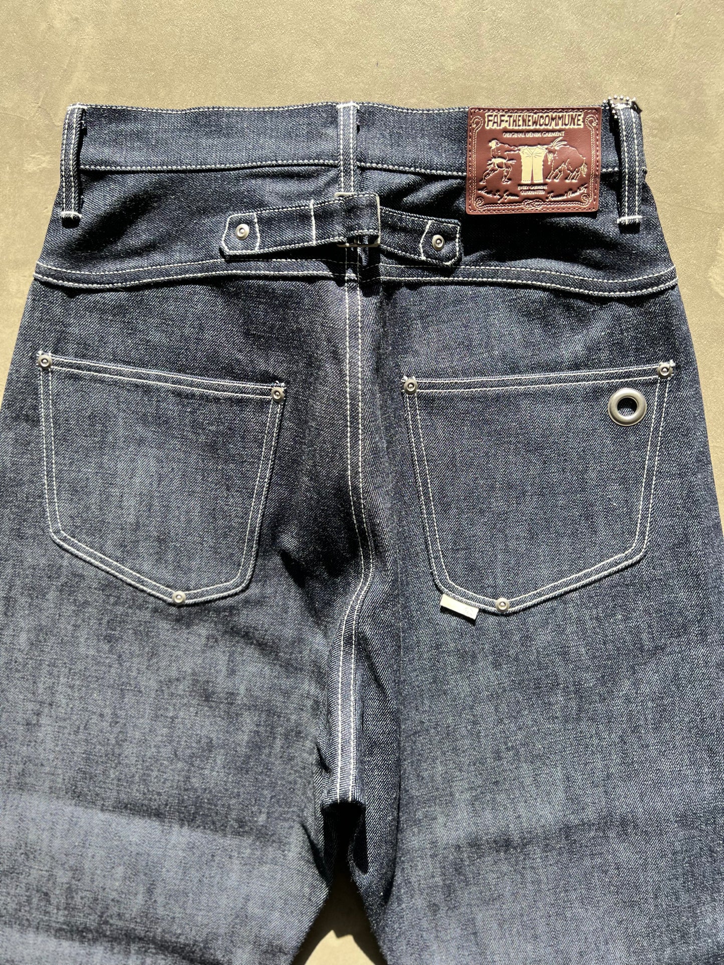 FAKE AS FLOWERS/Straigt Denim Pants Rigid