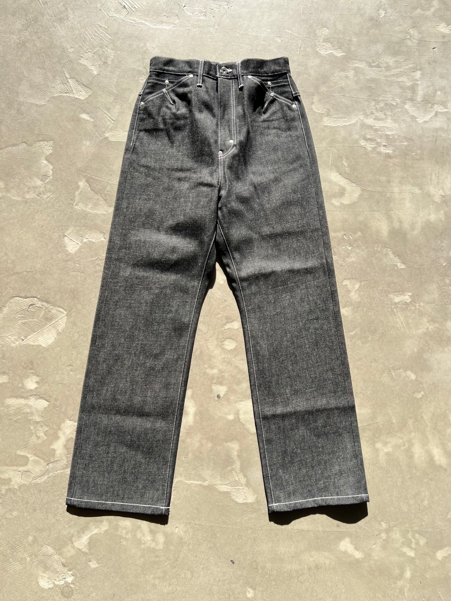 FAKE AS FLOWERS/Straigt Denim Pants Rigid