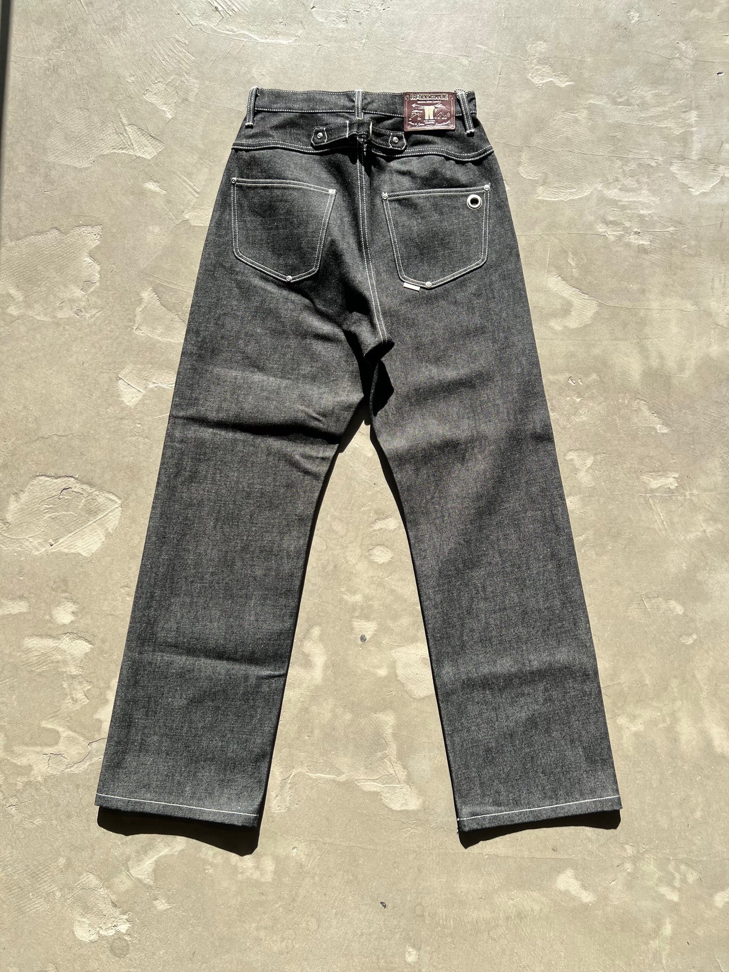 FAKE AS FLOWERS/Straigt Denim Pants Rigid