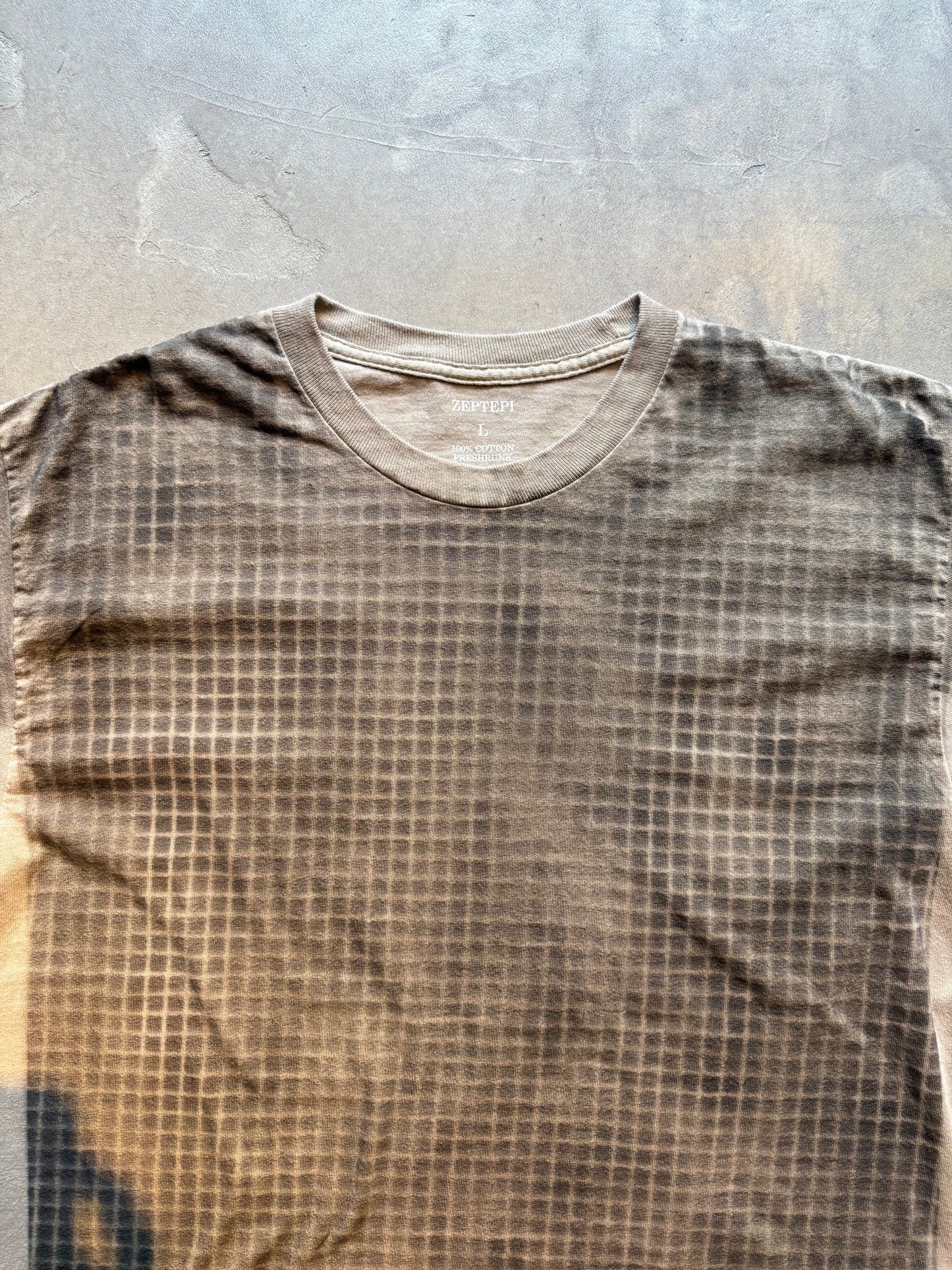 ZEPTEPI/LS Tee / Grid Camo