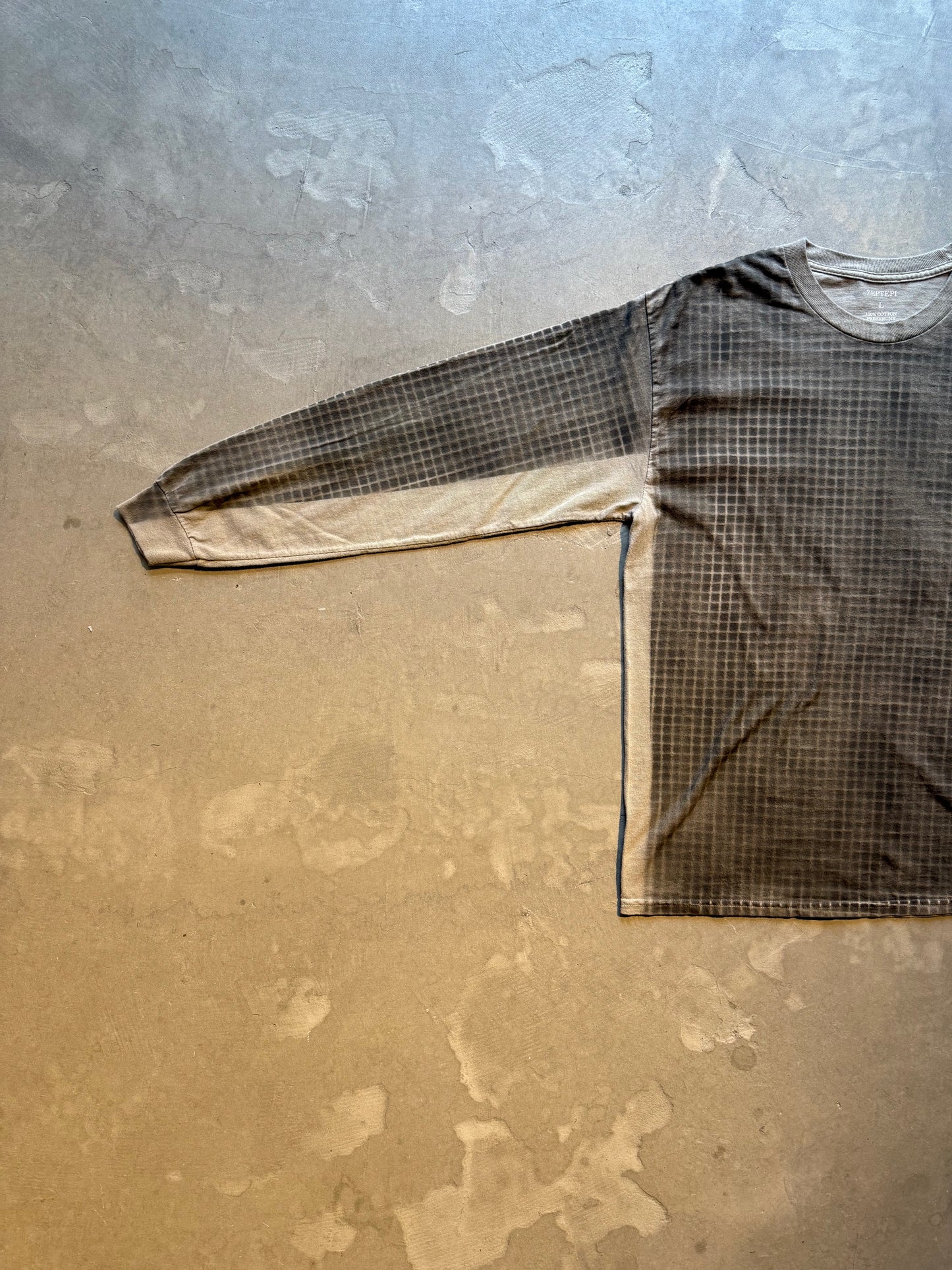 ZEPTEPI/LS Tee / Grid Camo