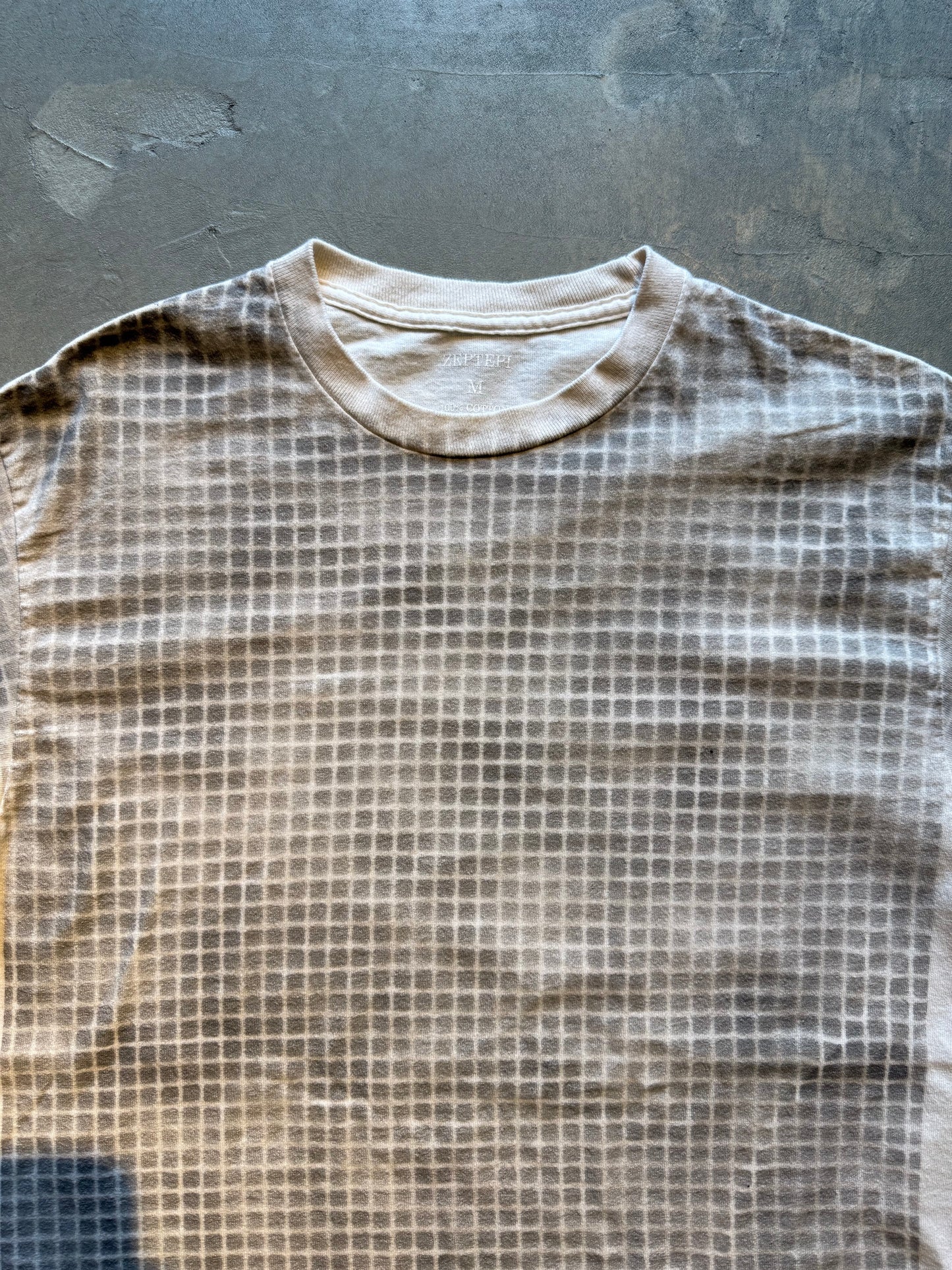 ZEPTEPI/LS Tee / Grid Camo