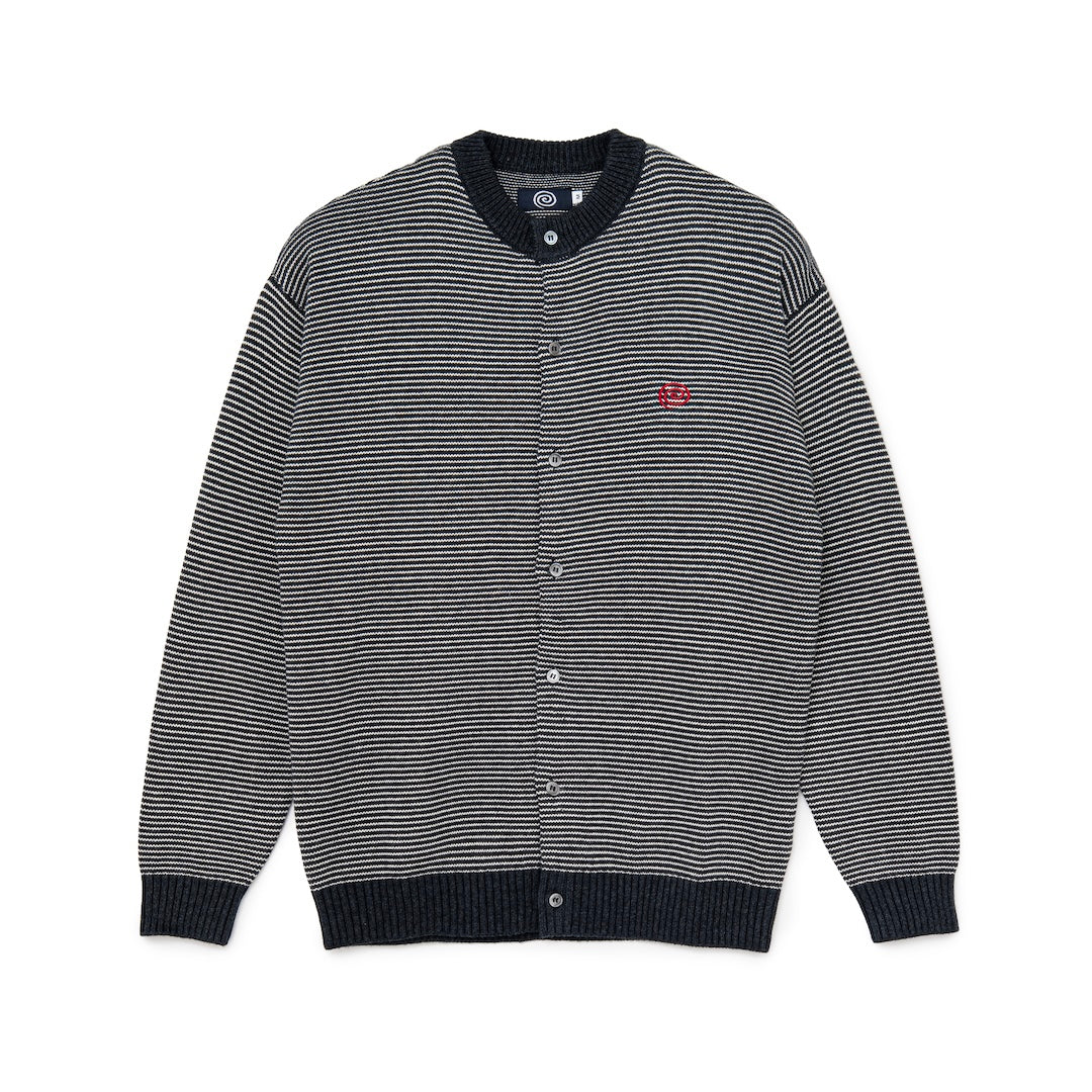 SOL/Knitted Border Cardigan