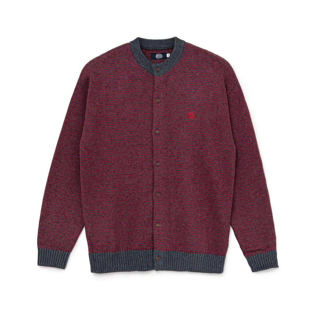 SOL/Knitted Border Cardigan