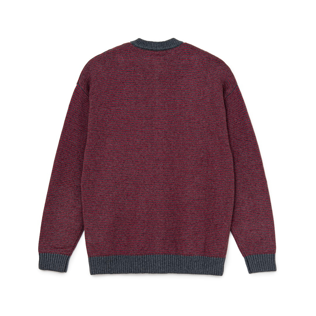 SOL/Knitted Border Cardigan