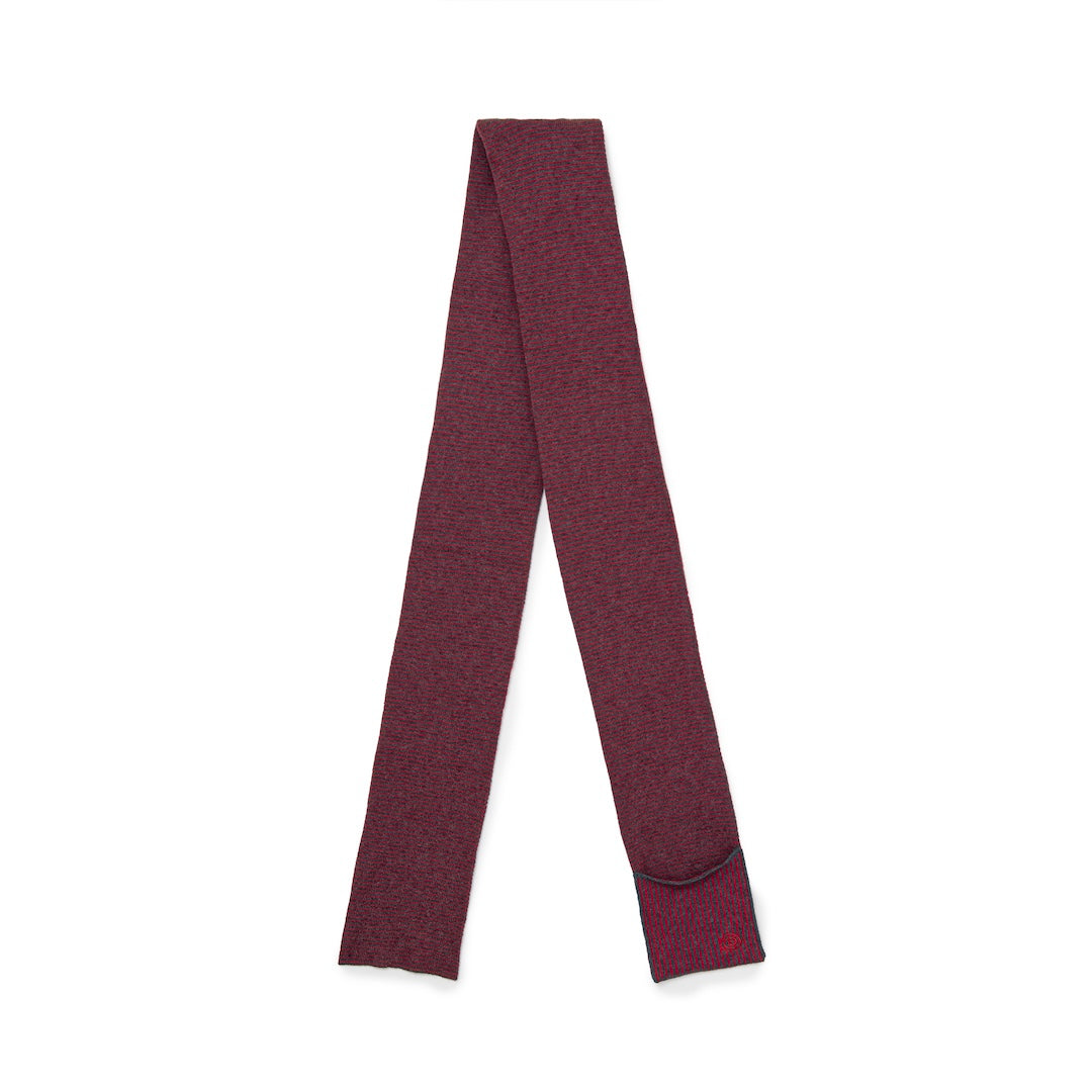 SOL/Knitted Border Scarf