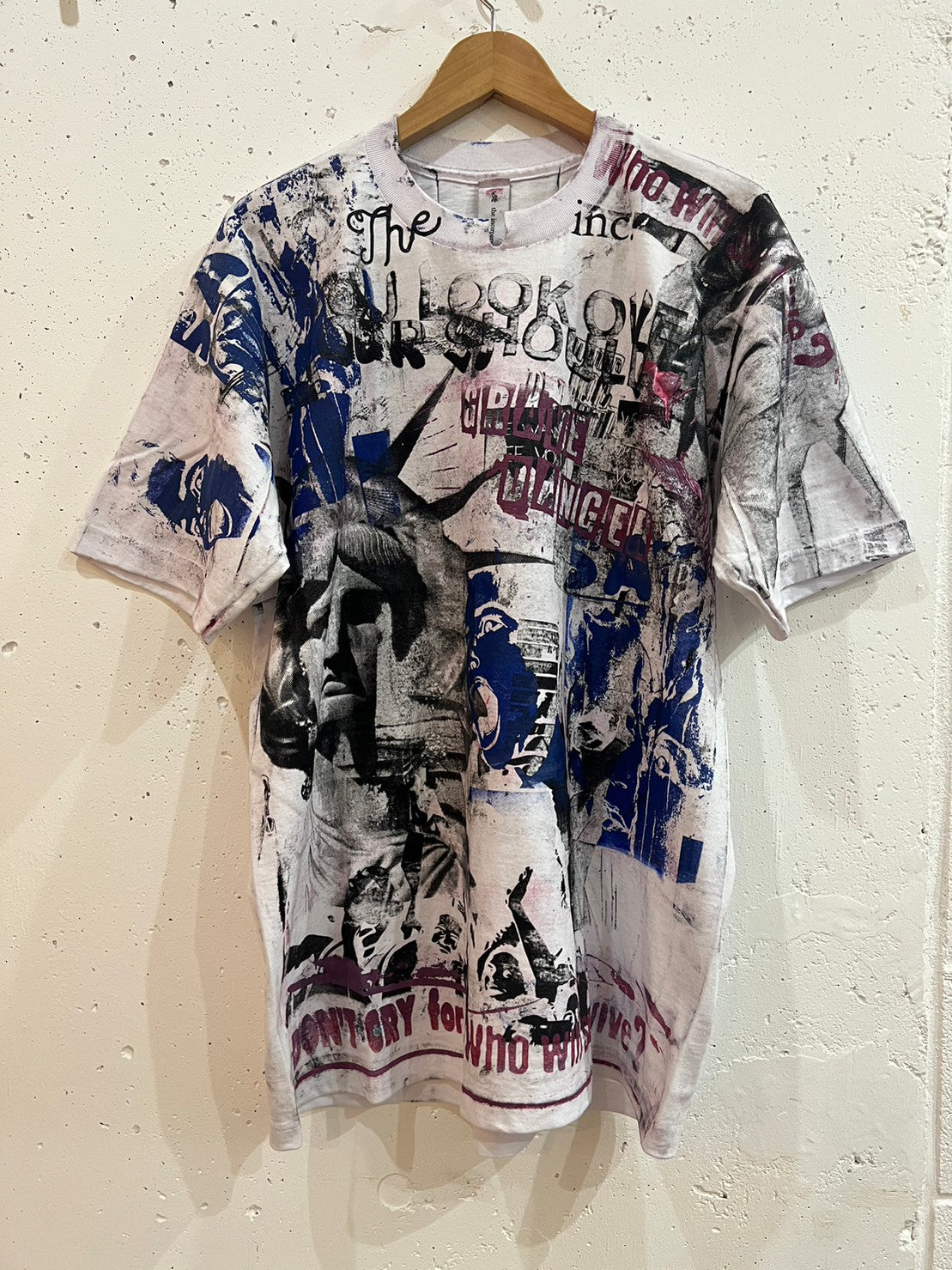 USED SS T-SHIRT(WHITE)M