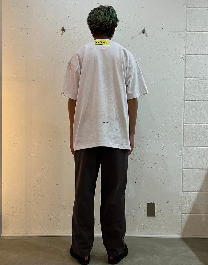 USED SS T-SHIRT(WHITE)L