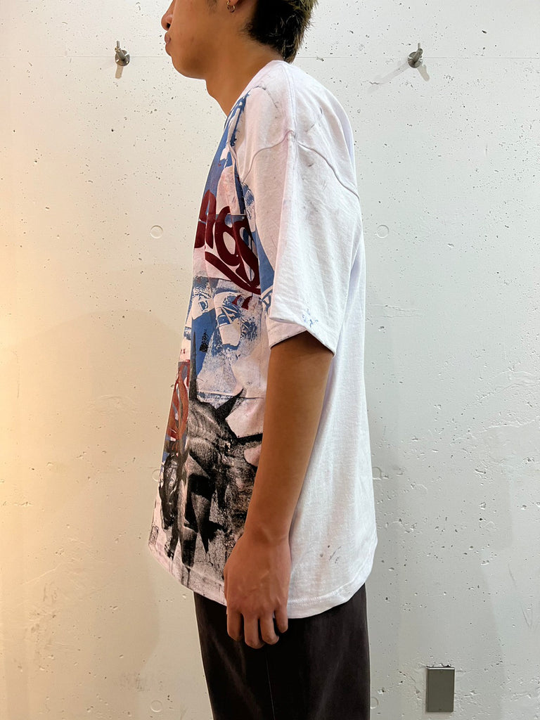 USED SS T-SHIRT(WHITE)L