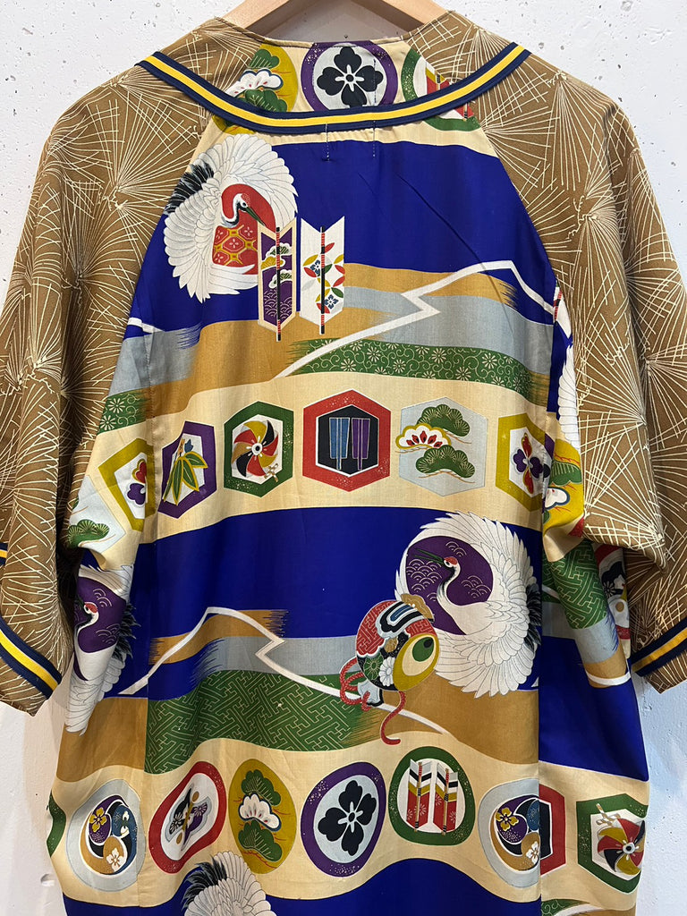 REMAKE "KIMONO" BASEBALL SHIRT(RED)/AWESOMEBOY