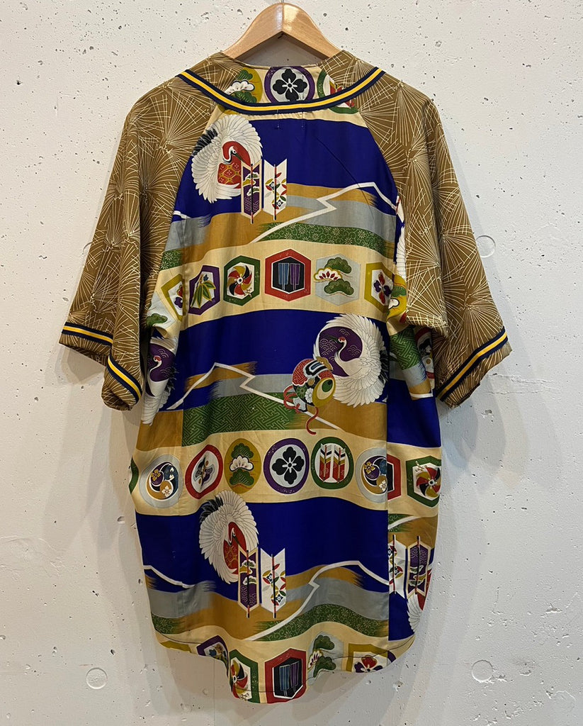 REMAKE "KIMONO" BASEBALL SHIRT(RED)/AWESOMEBOY