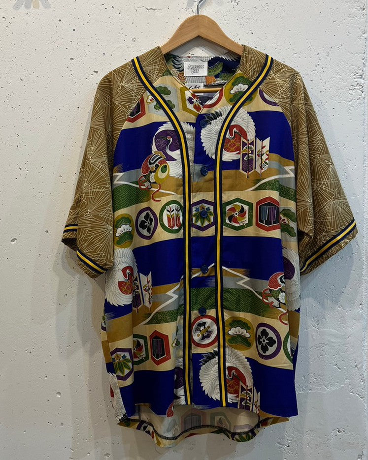 REMAKE "KIMONO" BASEBALL SHIRT(RED)/AWESOMEBOY