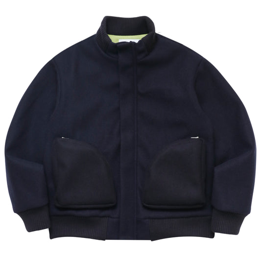 Double Pouch Tankers Jacket(Navy)/WHIMSY