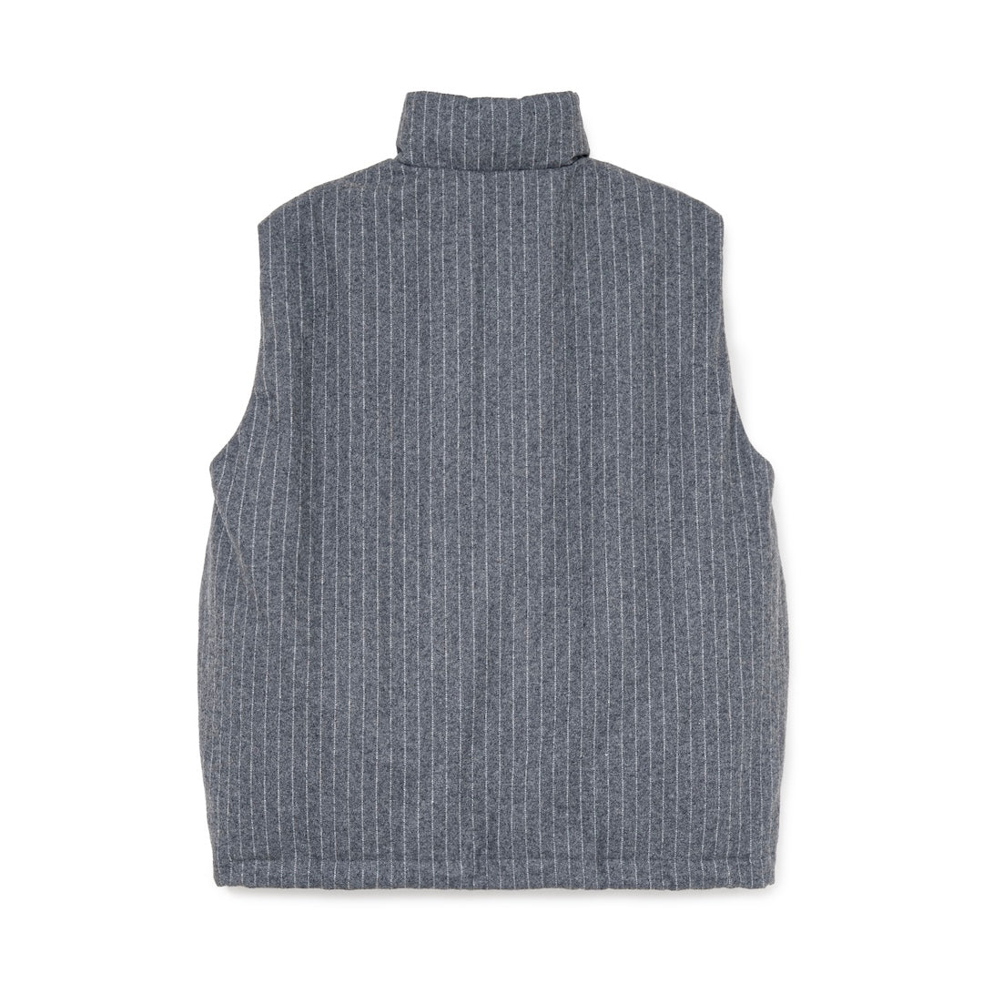 SOL/Pin-Stripe Padded Vest