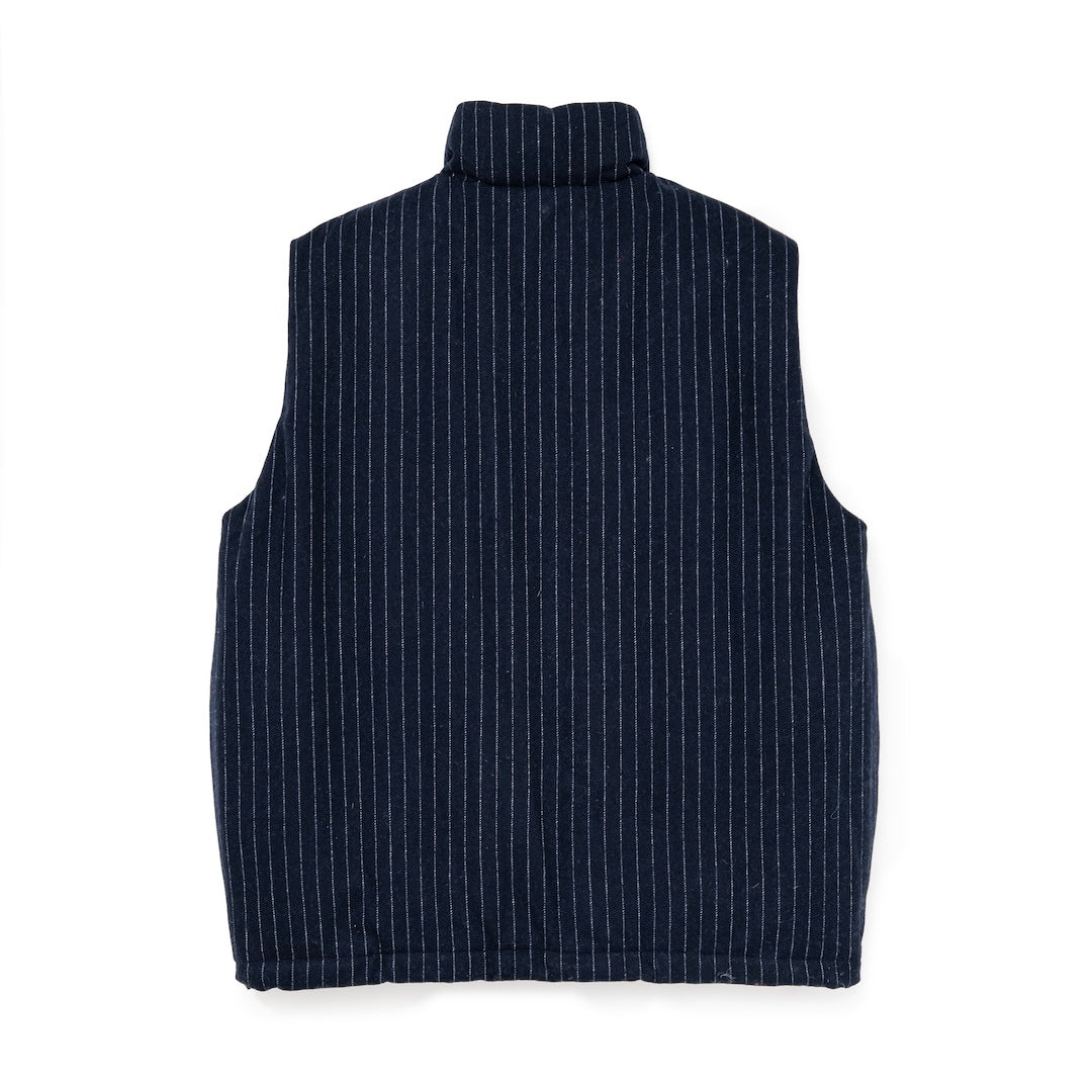 SOL/Pin-Stripe Padded Vest