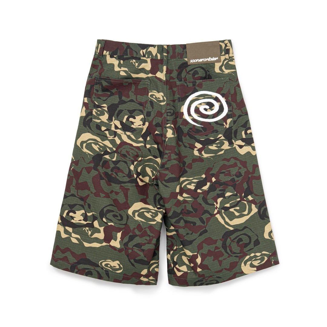 SOL/Cotton Ripstop Baggy Shorts