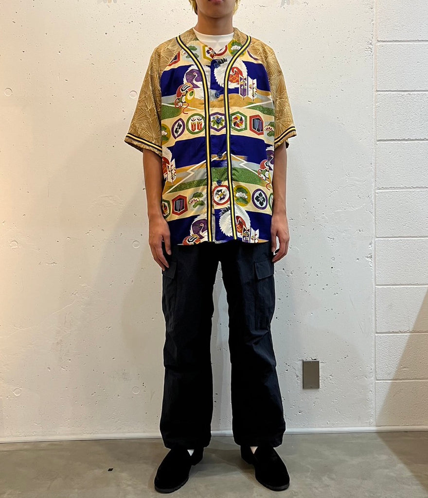 REMAKE "KIMONO" BASEBALL SHIRT(RED)/AWESOMEBOY